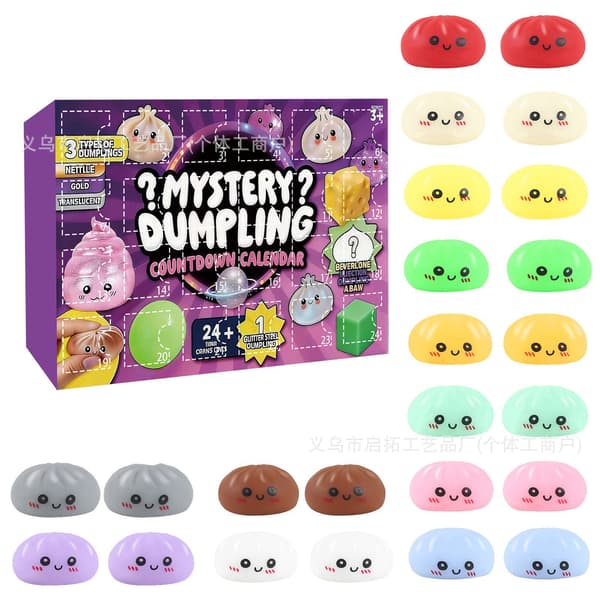 Maltose Squishy Dumpling Fidget Blind Box – Stressaflastende Klemmelegetøj til Voksne 2