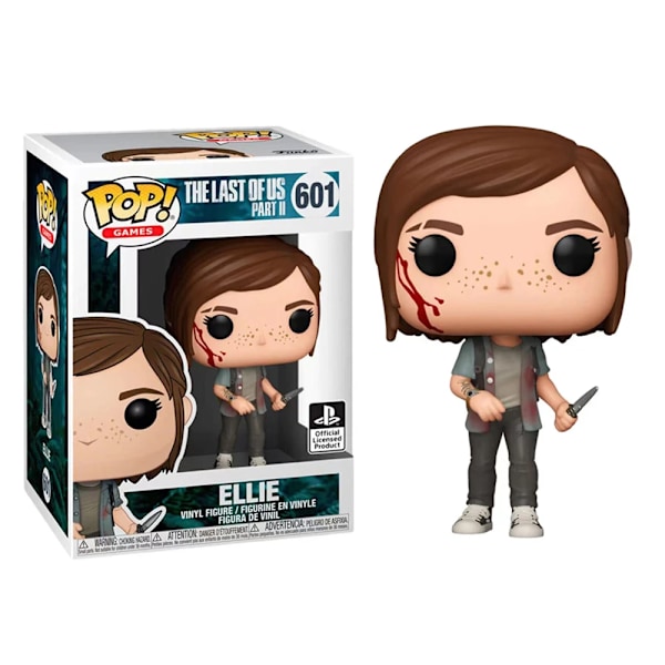 Funkopop The Last of Us Joel #620 Clicker #631 Ellie #601 Vinyl Figur Docka Modell Leksaker 601-withbox