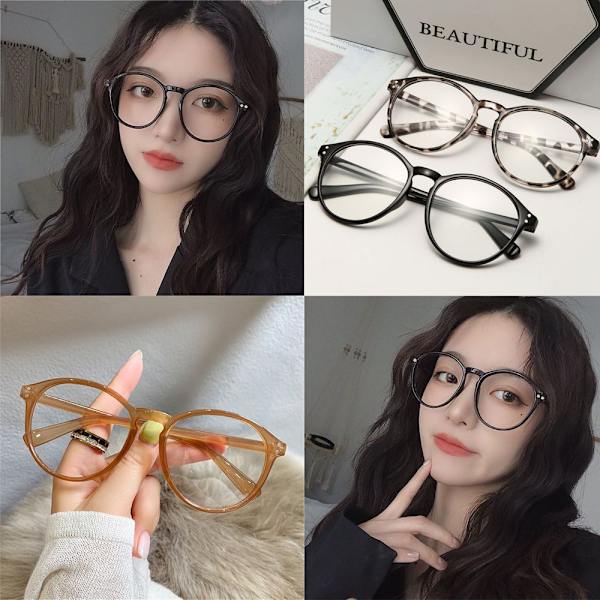 -1.0~-4.0 Myopi Briller LEOPARD PRINT STYRKE 1.00 leopard pri leopard print Strength 1.00-Strength 1.00