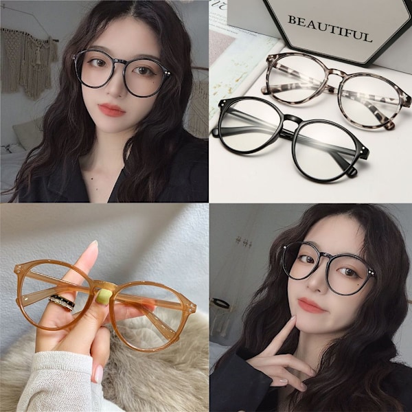 -1.0~-4.0 Myopia Glasses Glasses LIGHT BROWN STRENGTH 0 light brow light brown Strength 0-Strength 0