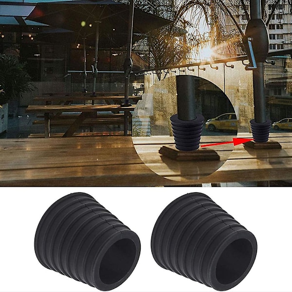 Parasollhullringplugg Fleksibel Enkel Installering Parasollkile for Bassengbalkong{EE} Umbrella Cone*2pcs