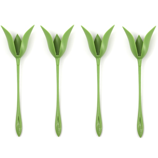 4 stk. Servietholder Blomst Blomster Serviet Samler