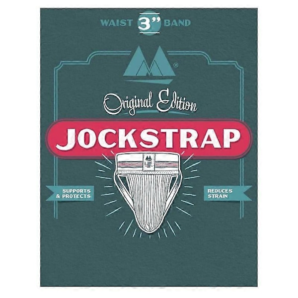 The Original No. 10 Swimmer/Jogger Jockstrap 3 tuumaa Valkoinen | Miesten Alusvaatteet | Miesten Jockstrap XXL