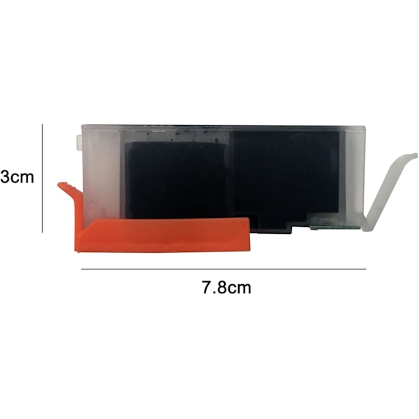 1 set med 5 bläckpatroner för att ersätta Canon PGI-580 & CLI-581 Kompatibel/icke-OEM från Go Inks (5 bläck)