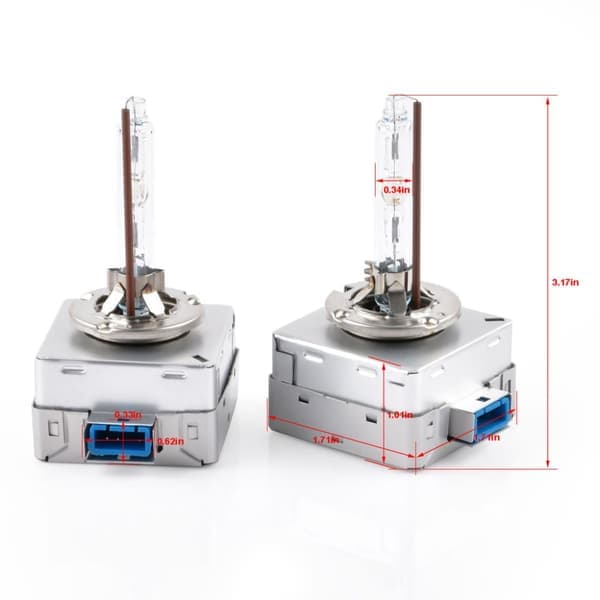 2X Xenonlamper D8S 5500K, 2-pakning_qq