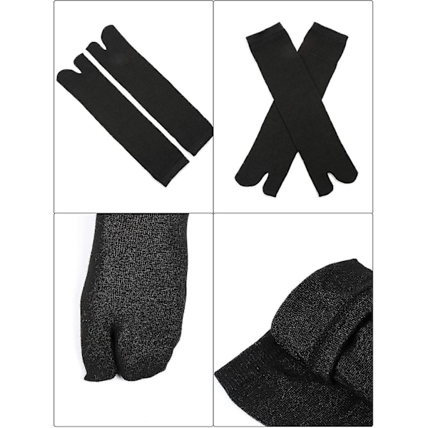 6 Par Unisex Tabi Flip Flop Strumpor Get Strumpor Bomull Delad Tå Strumpor