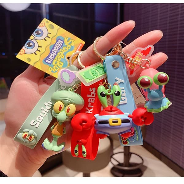 Svampebob Nøgleringe Taske Vedhæng 5