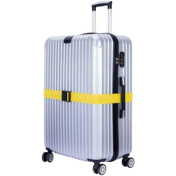 Resväskor remmar för resväskor Rem resväskebälten, 4-pack, gul
