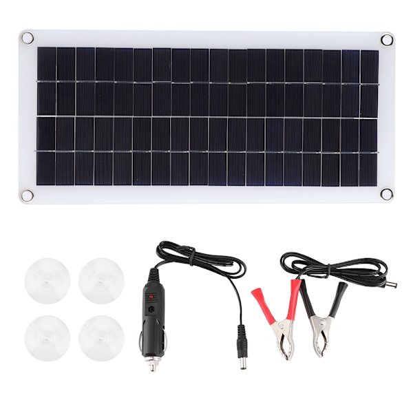 20W 18V Bærbar Solcellelader Solpanel Modul for Utendørs Camping Reise