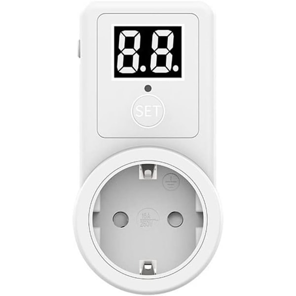 Nedtællingsstik, 220-240V europæisk timer til stikkontakt, elektronisk