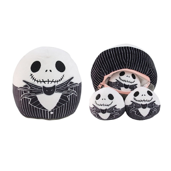 Alkuperäinen 20 cm Jack Skellington - Painajainen ennen joulua - Virallinen Halloween-pehmo - Keräiltävä pehmeä ja halattava pehmolelu - Lahja