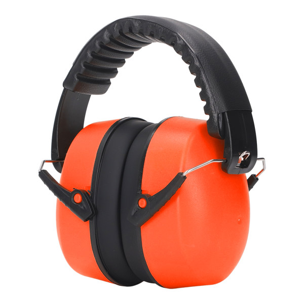 Baby hörlurar Bullerblockerande hörselskydd Free Rotation Infant Headphones for Sleeping Orange