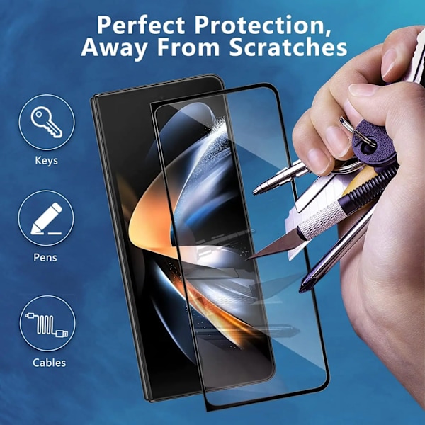 kpl karkaistu lasi Samsung Galaxy Z Fold 3 näytönsuojalle puhelimen karkaistu lasi suojakalvo{EE}