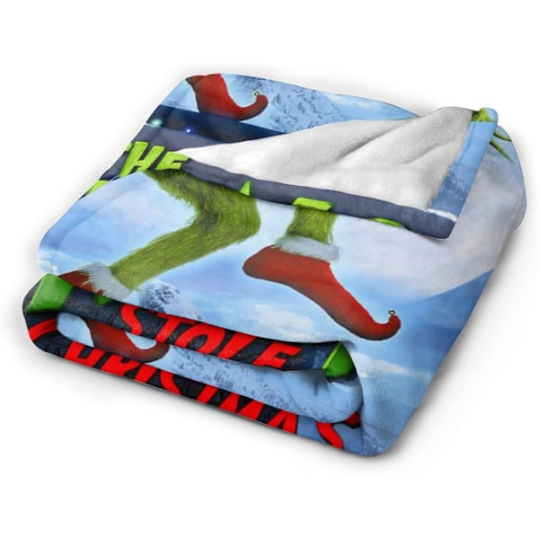 Tegneserie Tæppe Super Blødt Flanel Tæppe Juledekoration Tæppe Til Seng Sofa Børn Voksen 203.20 cm x 152.40 cm