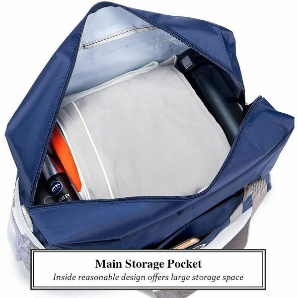 Håndbagage 44 x 35 x 15 (under 45 x 36 x 20) Foldbar Letvægts Kuffert Hånd[ee]