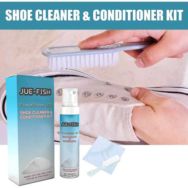Foamzone 150 Shoe Cleaner & Conditioner Kit