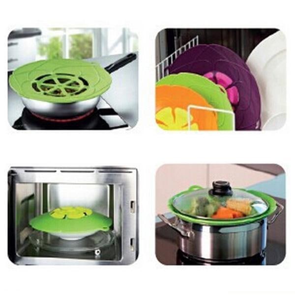 2-pack Silikon Överkoks Skydd / Multilock - Flera Färger multi-colored