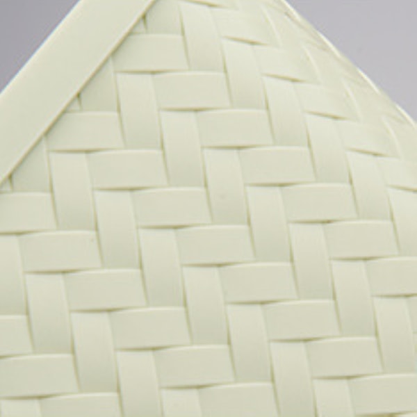Liten oppbevaringsboks i imitert rotting, oppbevaringsboks for klær, Beige Beige 25.5*18*8cm