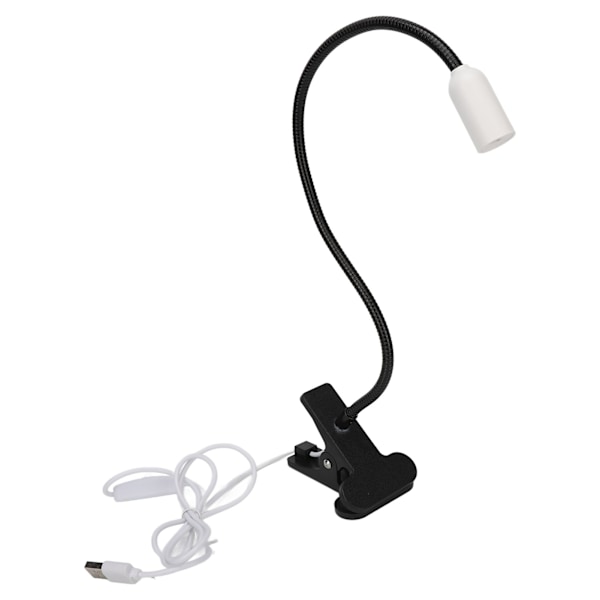 6W Stor Chip UV LED Skrivbordslampa med Flexibel Svanhalsklämma 360 Graders Roterande Handsfree Clip-on Nagellampa{EE}