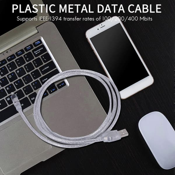 1,5M USB til IEEE 1394 4-pin Firewire DV-adapterkabelkonverter til PC-kamera