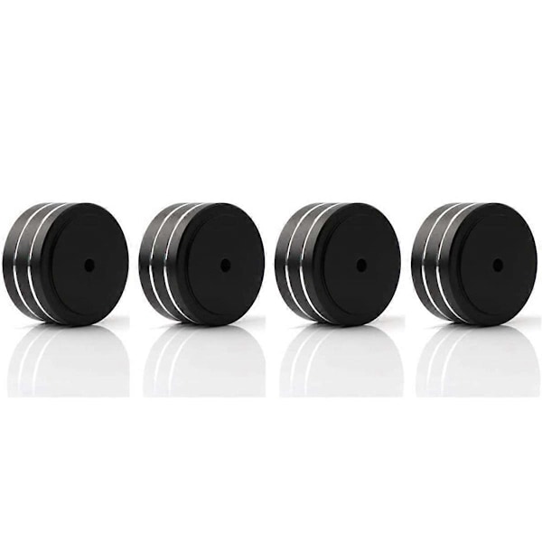 4 stk. 40X20mm Aluminium HiFi AMP Højttaler Isolationsstand Pladespiller DAC Fødder Pad