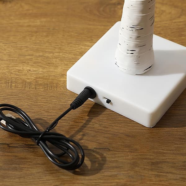 Påskäggsträd, 59,8 cm LED-mittpunkt med ljus, batteri-/USB-driven bordsdekoration för vårhemmet