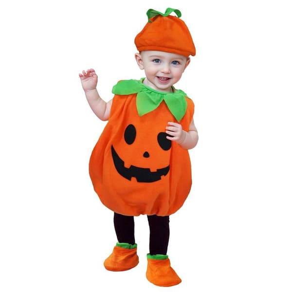 Børne Halloween kostumer søde græskar kostumer performance kostumer baby dyr heldragter S S