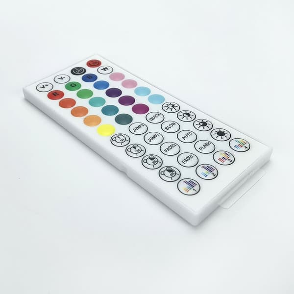15m RGB LED Strip Light Kit - EU Plug, 44-Key Remote Control, Cuttable, Perfect for Gaming Room & Bedroom Atmosphere 200