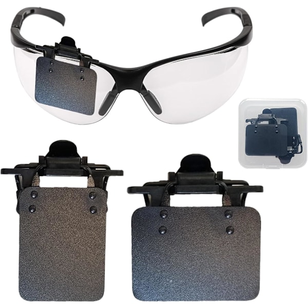 2 st internationella standard skytteglaslappor, sportsskytte högfokus glaslappor, förbättrad skytteprecision, sikteassisterad