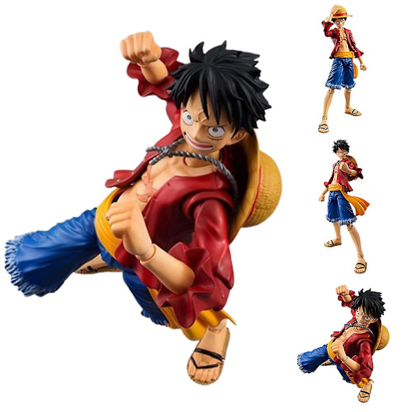 One Piece Monkey D. Luffy Anime Actionfigur Lekefigurer Samleobjekt Pvc Modell Bevegelig Actiondukke Lekefigurer Fans Gaver