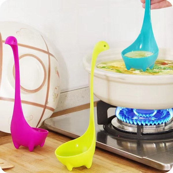 Alle tre Nessie i én, nylon, sil, suppeøse, teinfuser, blå, lilla, grønn (3 stk)