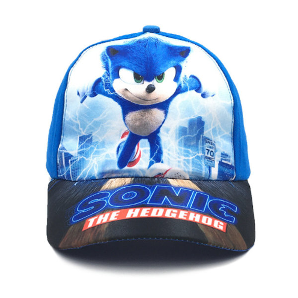 (ee) Sonic The Hedgehog Hatt Baseballcaps for gutter, jenter - høy kvalitet E