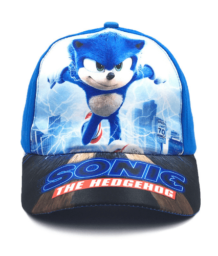 (ee) Sonic The Hedgehog Hatt Keps baseballkeps för pojkar, flickor - hög kvalitet E