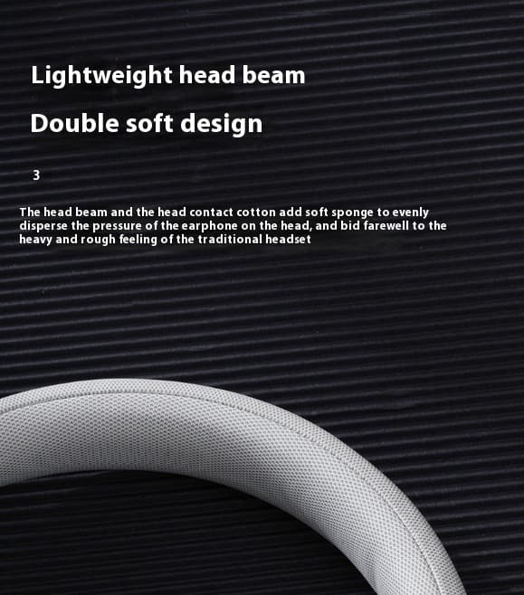 Trådløse hovedtelefoner Bluetooth 5.3 Hifi Stereo Lyd med On-Ear Volume Control Mørk Sort