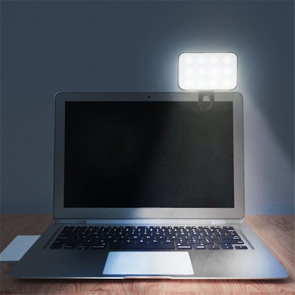 Universal Clip-on LED Ring Light til Selfies, Selfie Ring Light til Mobiltelefon