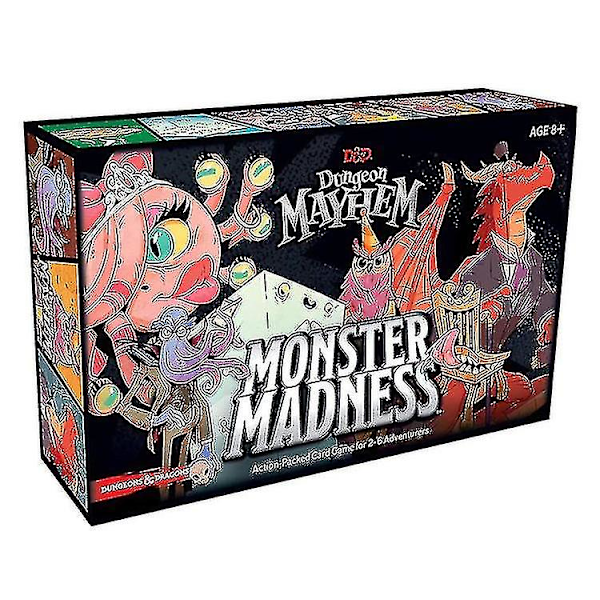 Board Game Dungeon Mayhem Dungeons Of Chaos Full English Monster Madness Strategy Game