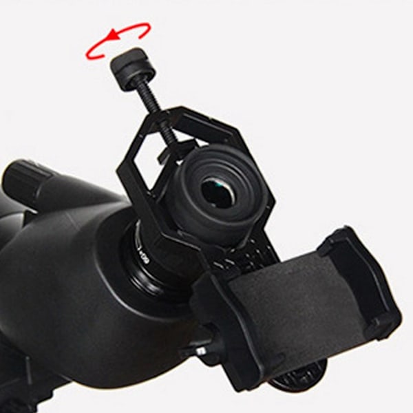 Mobiltelefon Teleskop Adapter Mount, Fungerer med Kikkerter Monokulære Spotting Scopes Mikroskoper for ,-Perfekt