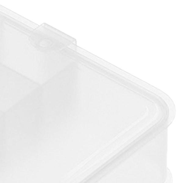 Desktop Organizer Box Datakabel case Plast Bokdesign Heminredning för Line Earbud Transparent