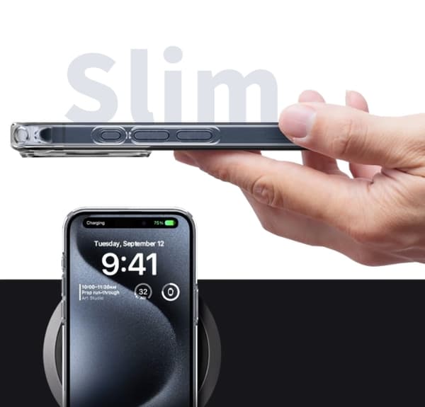 Telefonfodral Kompatibelt med iPhone 16 Plus Premium Skyddande Skal Slimmad Passform Stötsäker Design
