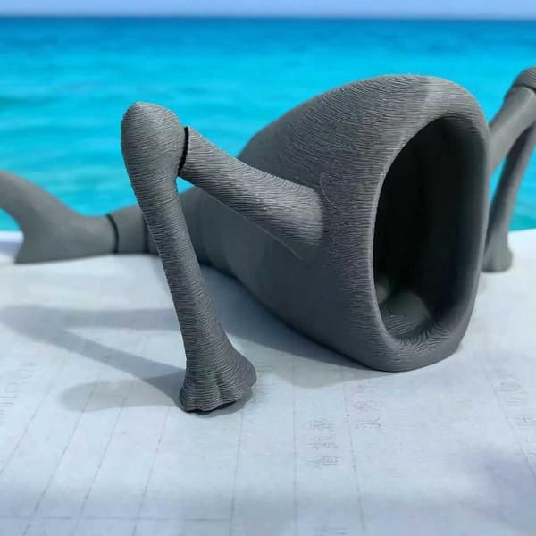 1 stk 3D-printet actionfigur Ghost Leviathan Sea Eater El Gran A2