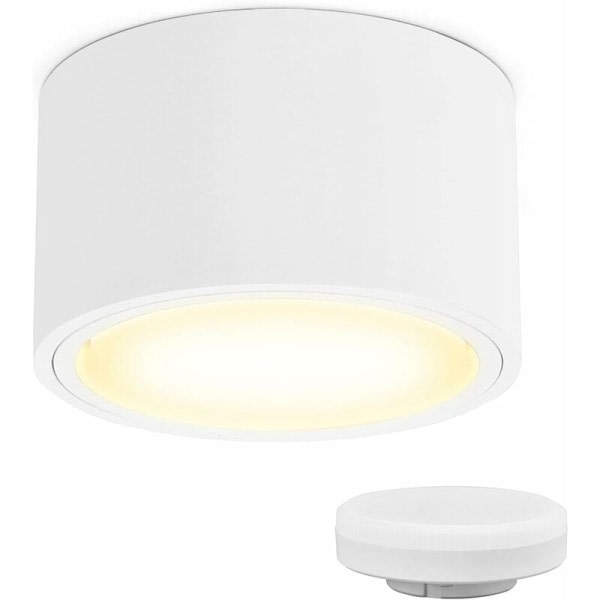 9W LED Surface Mount Spotlight Replaceable GX53 Lamp 3000K Warm White? Ceiling spotlight LED downlight