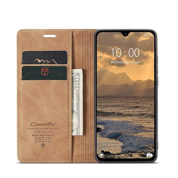 Xiaomi Redmi 14C 4G -puhelimen kotelo CASEME 013 -sarjan korttipidike, jalustallinen nahkainen puhelinkotelo, monivärinen{ee} Multicolor Style C