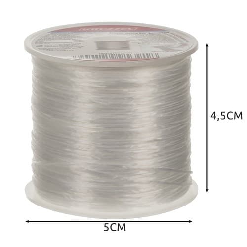 40m Elastisk Tråd for Smykkefremstilling og Håndverk
