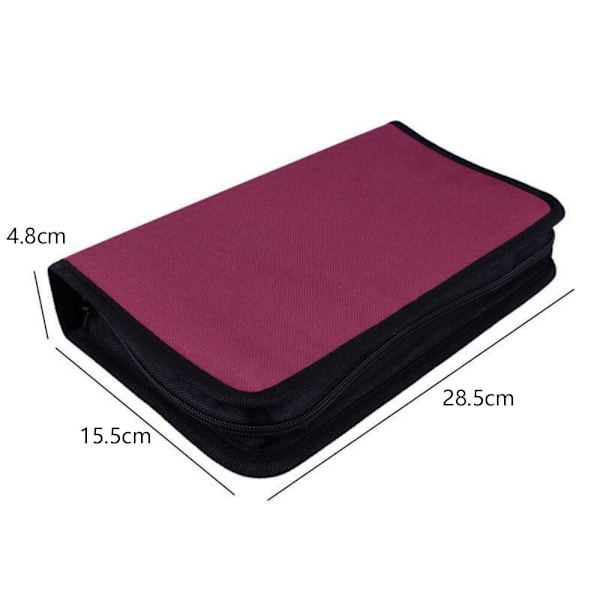 CD-etui CD DVD Opbevaringskasse SORT black