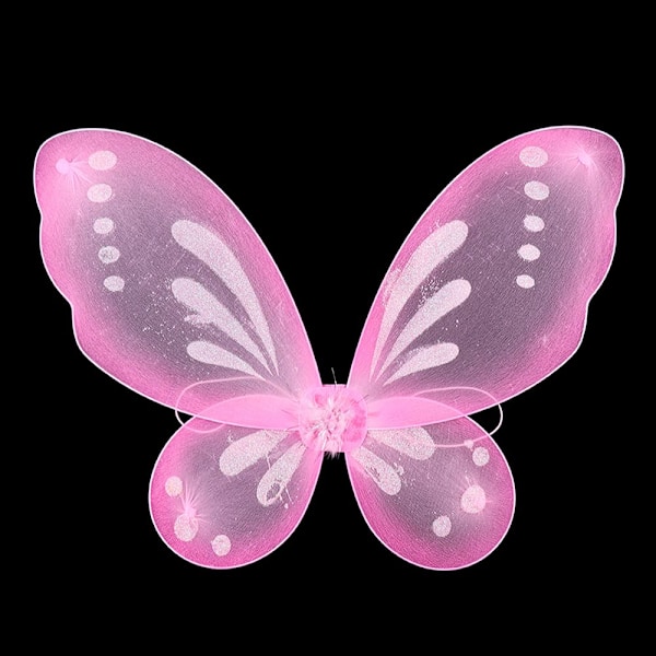 Fairy Wings Julekjole Utkledningsvinger rosa