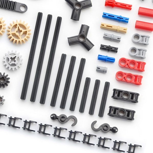 116 stk. tekniske gear aksel stiftforbindelser - hjulforbindelser tandstang gear klodser FK FK{EE}
