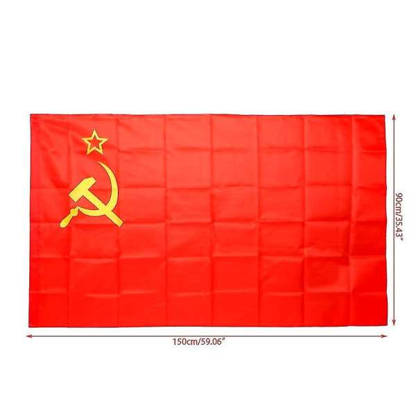 Hängande Sovjetunionens flagga Land Banner Aktivitet Paradfestival 3x5 Ft--