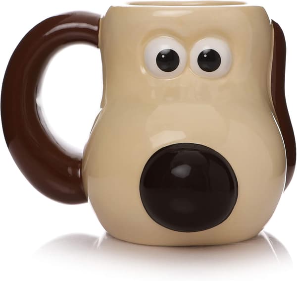 Halvmånebukten Gromit Mugg | Wallace och Gromit Mugg | Nyhetsmugg Stor Mugg | Wallace och Gromit Presenter | Nyhetspresenter för Män