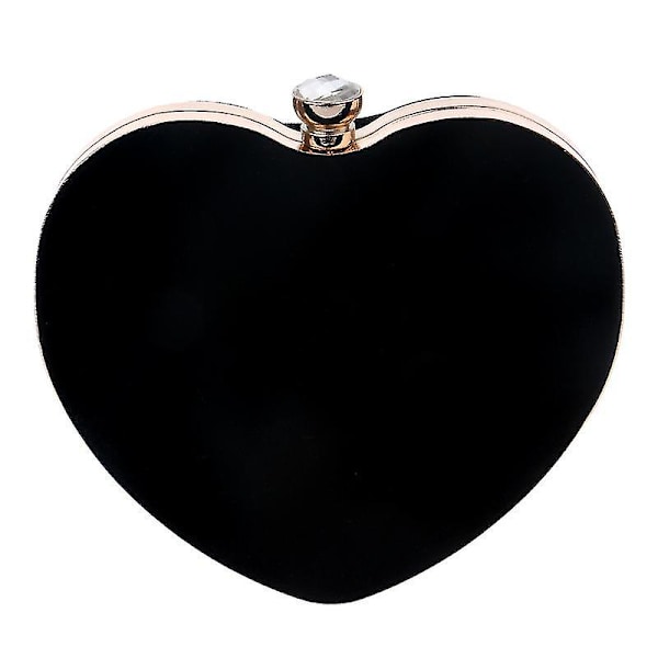 Hjerteformet Håndveske Dame Mote Sminkeveske Kveldsveske Clutch Håndveske Elegant