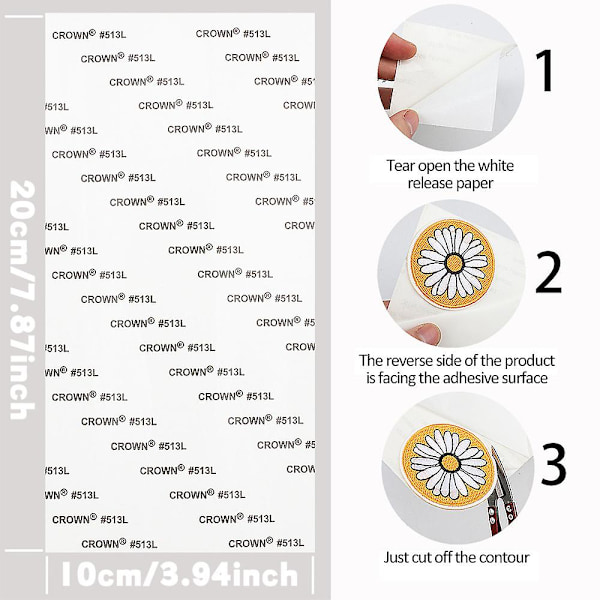 16-pack broderade märken med Bluey-motiv, sy eller stryk fast dekorativa märken för kläder, klänningar, hattar, jeans, DIY-tillbehör{EE}